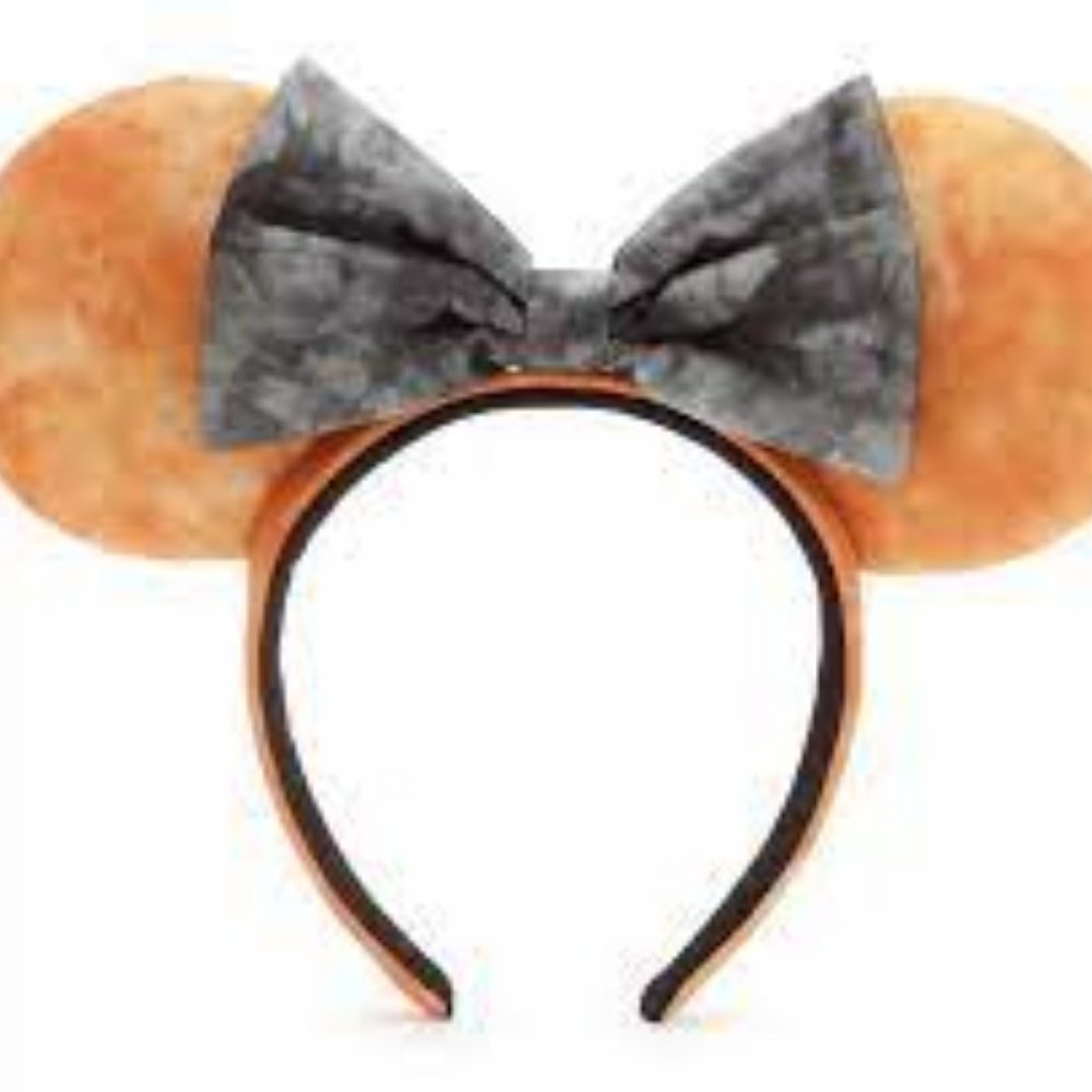Disney Minnie Ear Headband - 2022 Halloween Orange And Black NWT